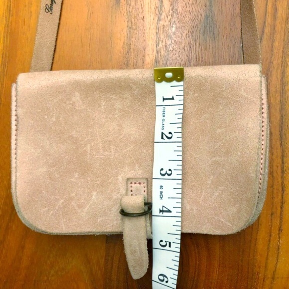 Garuglieri Italian Genuine Leather Pastel Pink Belt Bag Crossbody Bag. - Picture 12 of 14